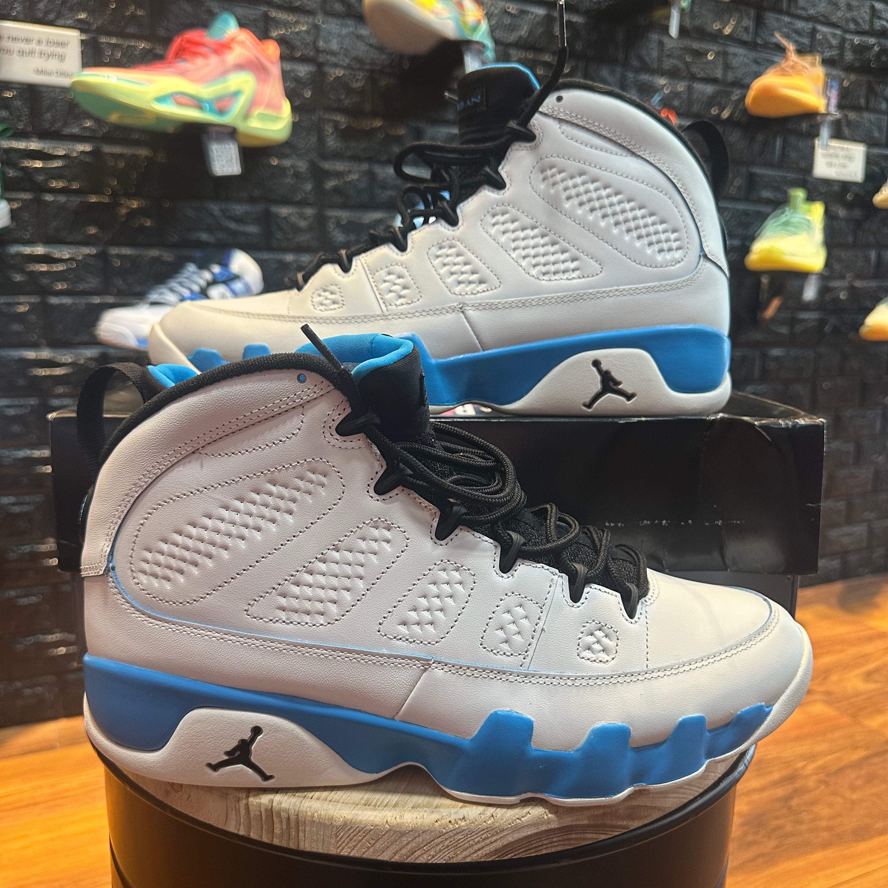 Jordan 9 retro blue sales
