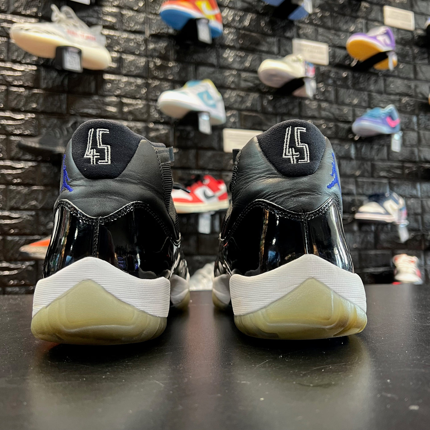 Air Jordan 11 Retro 'Space Jam' 2016 - Gently Enjoyed (Used) - Men 11 - Rep Box - High Sneaker - Jawns on Fire Sneakers & Streetwear