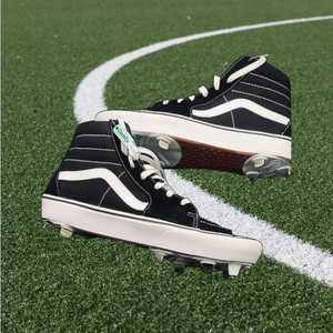 Vans Sneaker Custom Cleats for Football, Baseball, Softball & More now available for your athlete at Jawns on Fire Sneaker Boutique