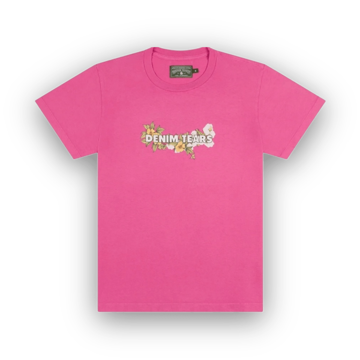 Denim Tears Denim Tears Logo Tee Pink T-Shirt – Jawns on Fire Denim Tears Denim Tears Logo Tee Pink T-Shirt – Jawns on Fire