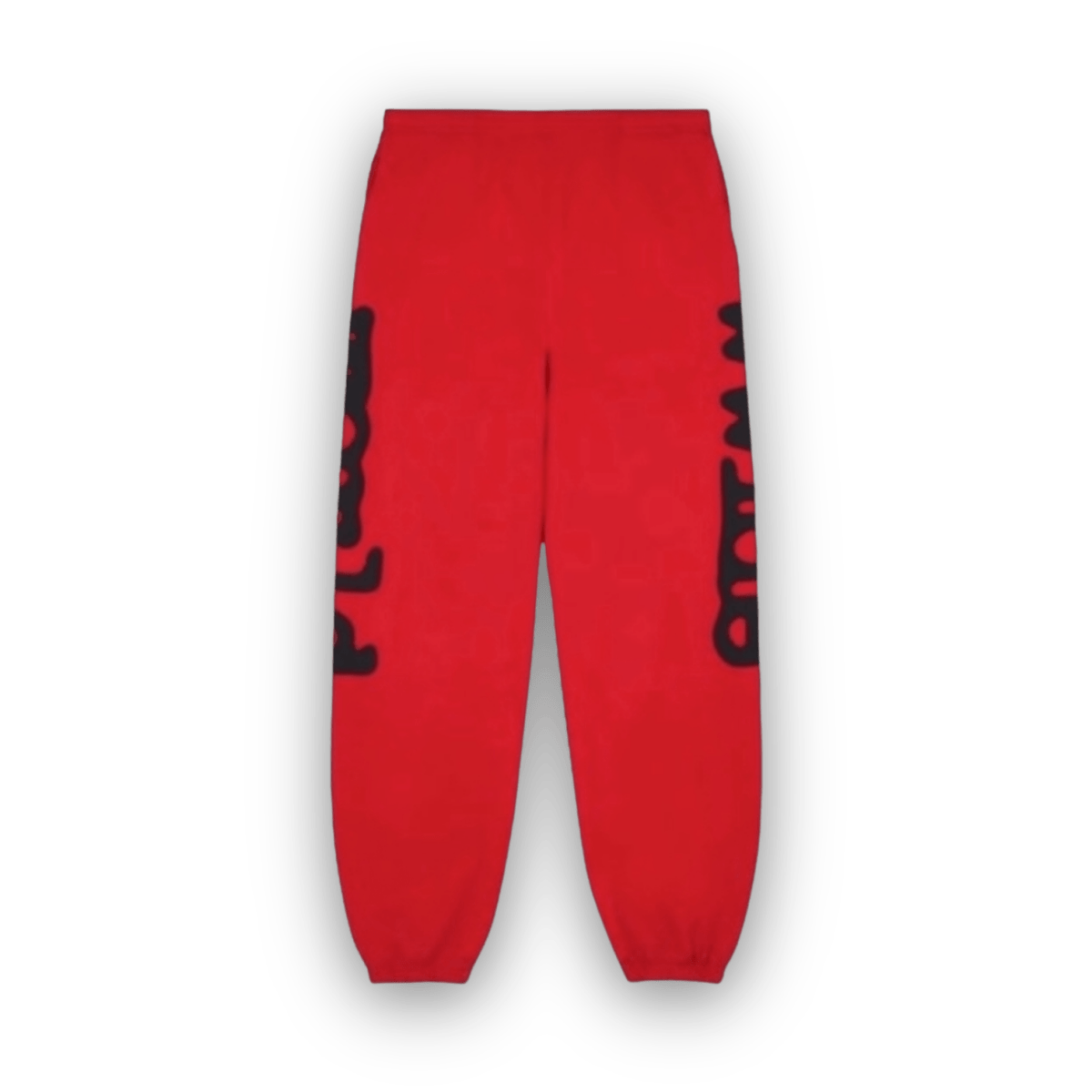 Sp5der Beluga Sweatpants 'Red/Black' - Sweatpants - Jawns on Fire Sneakers & Streetwear
