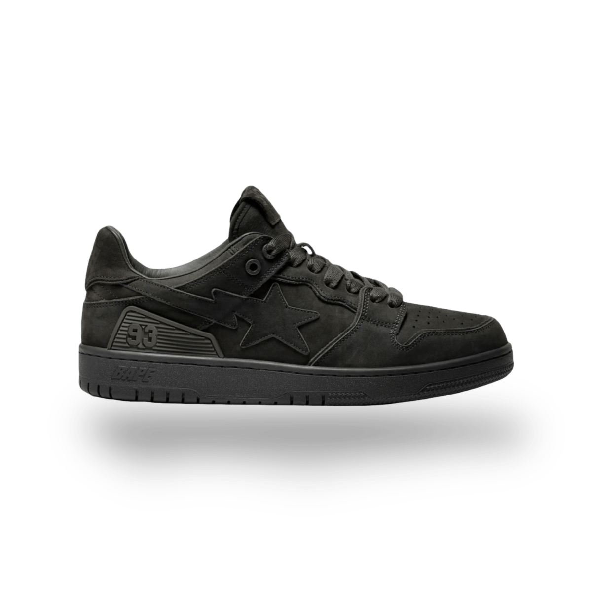 Ape Bape SK8 Sta Triple Black - Low Sneaker - Jawns on Fire Sneakers & Streetwear