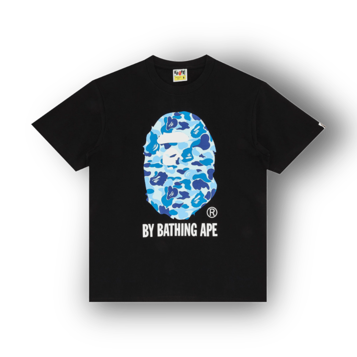 Blue a sales bathing ape shirt