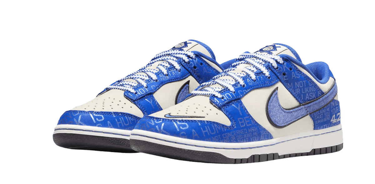 Official Images of Supreme x Nike Dunk Low Hyper Blue Arrive