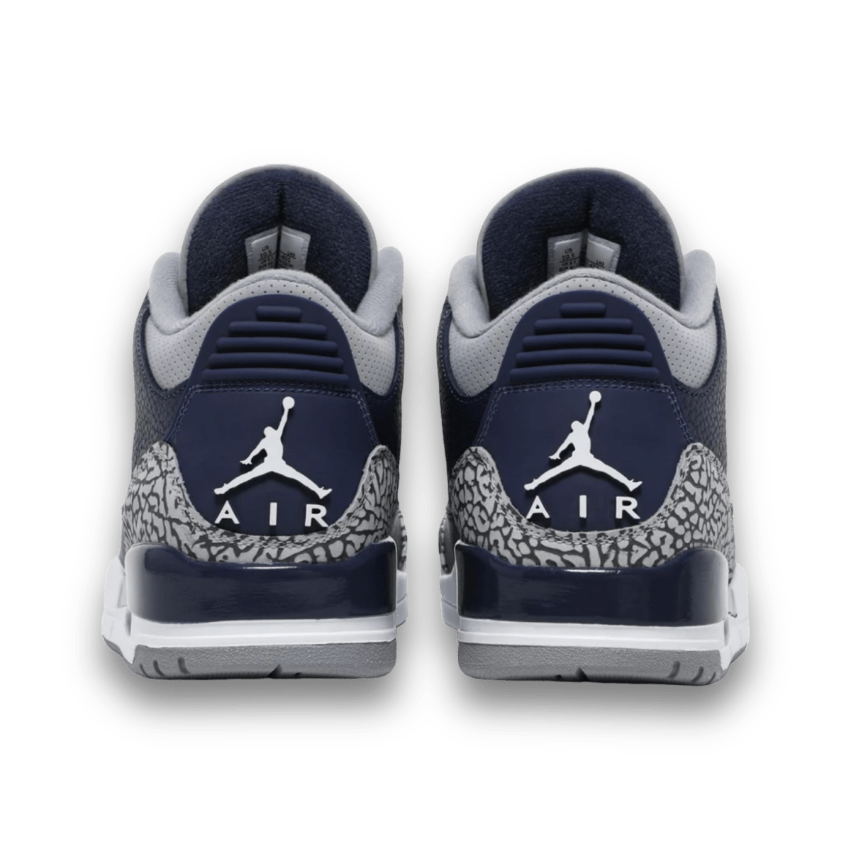 Laces for Lions Air Jordan 3 Retro Navy & Silver - Mid Sneaker - Jawns on Fire Sneakers & Streetwear