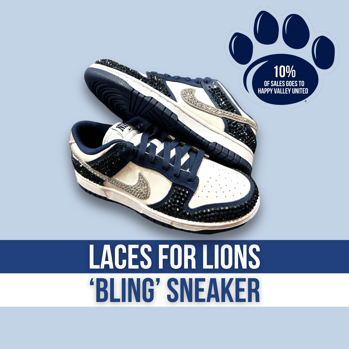 Laces for Lions Dunk Low 'Blingy' Sneaker - Low Sneaker - Jawns on Fire Sneakers & Streetwear