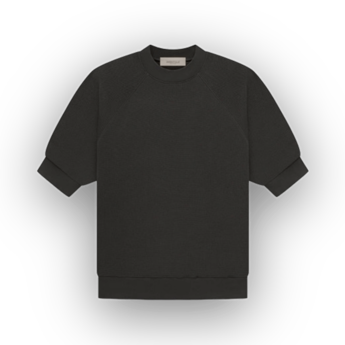 Essential Fear of God Crew Short Sleeve Raglan Sweatshirt - Metal Gray - Sweatshirt - Jawns on Fire Sneakers & Streetwear