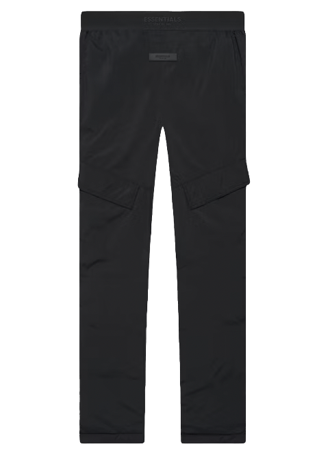 Essentials Fear of God Exclusive Black Storm Pants - Bottoms - Jawns on Fire Sneakers & Streetwear