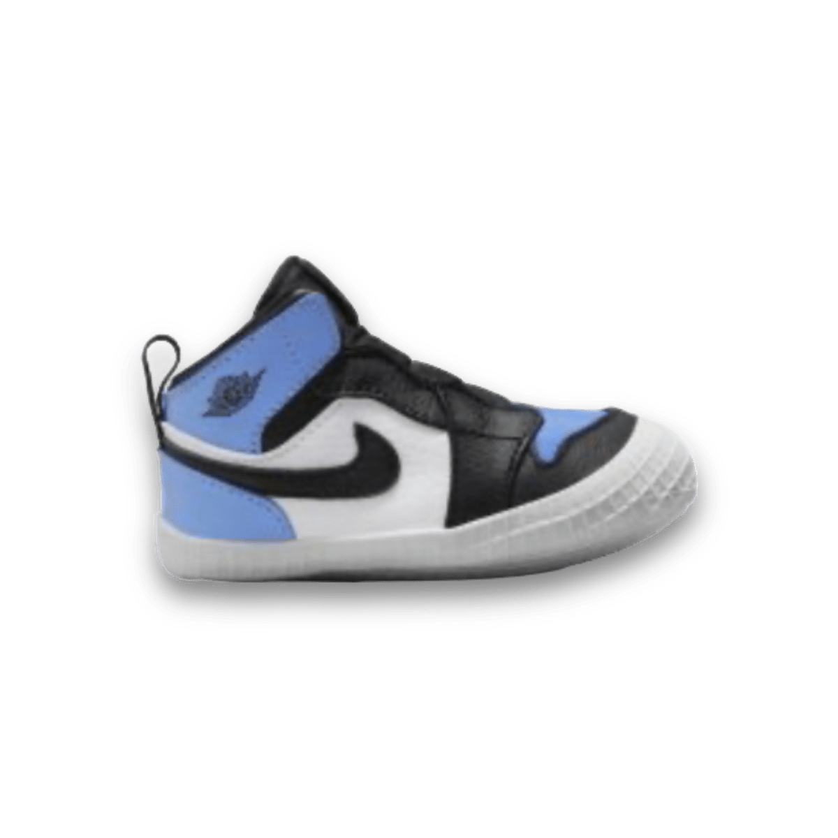 Air Jordan 1 Crib Bootie UNC Black Toe' - Toddler - High Sneaker - Jawns on Fire Sneakers & Streetwear