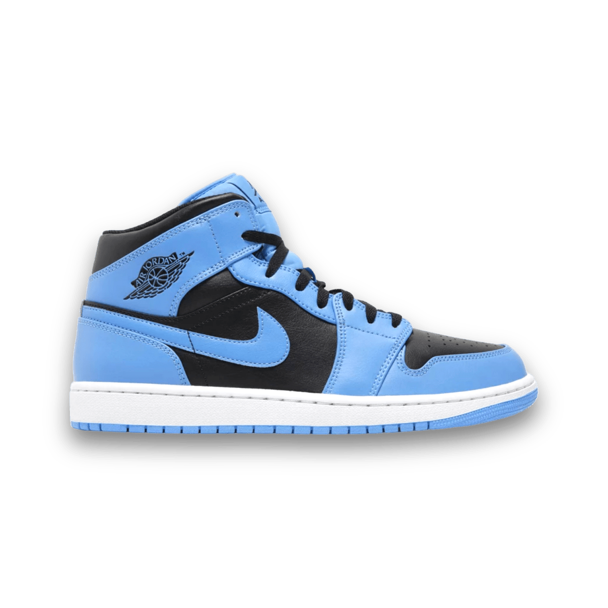 Air Jordan 1 Mid 'University Blue Black' - Mid Sneaker - Jawns on Fire Sneakers & Streetwear