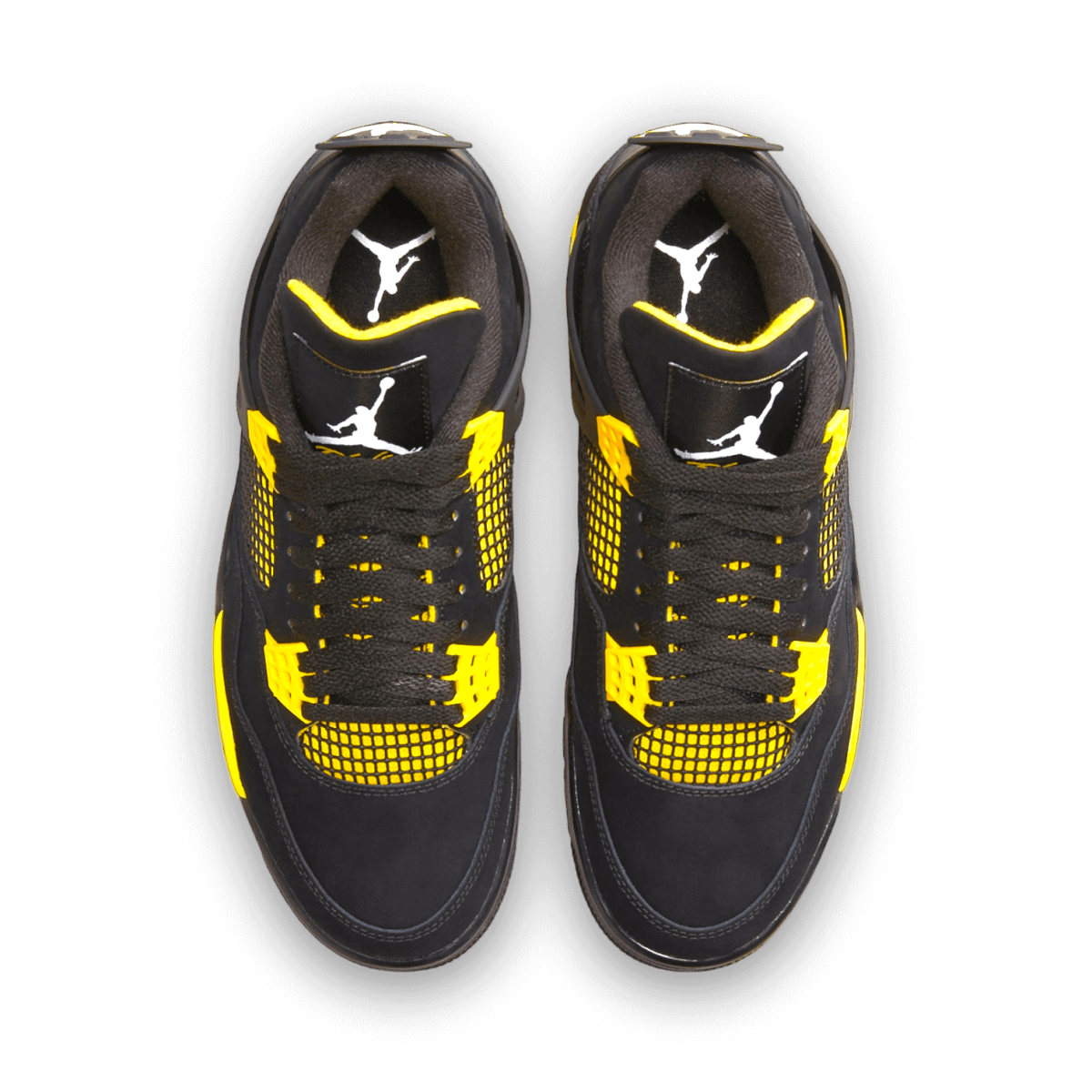 Air Jordan 4 Retro Yellow & Black 'Thunder' 2023 - Mid Sneaker - Jawns on Fire Sneakers & Streetwear