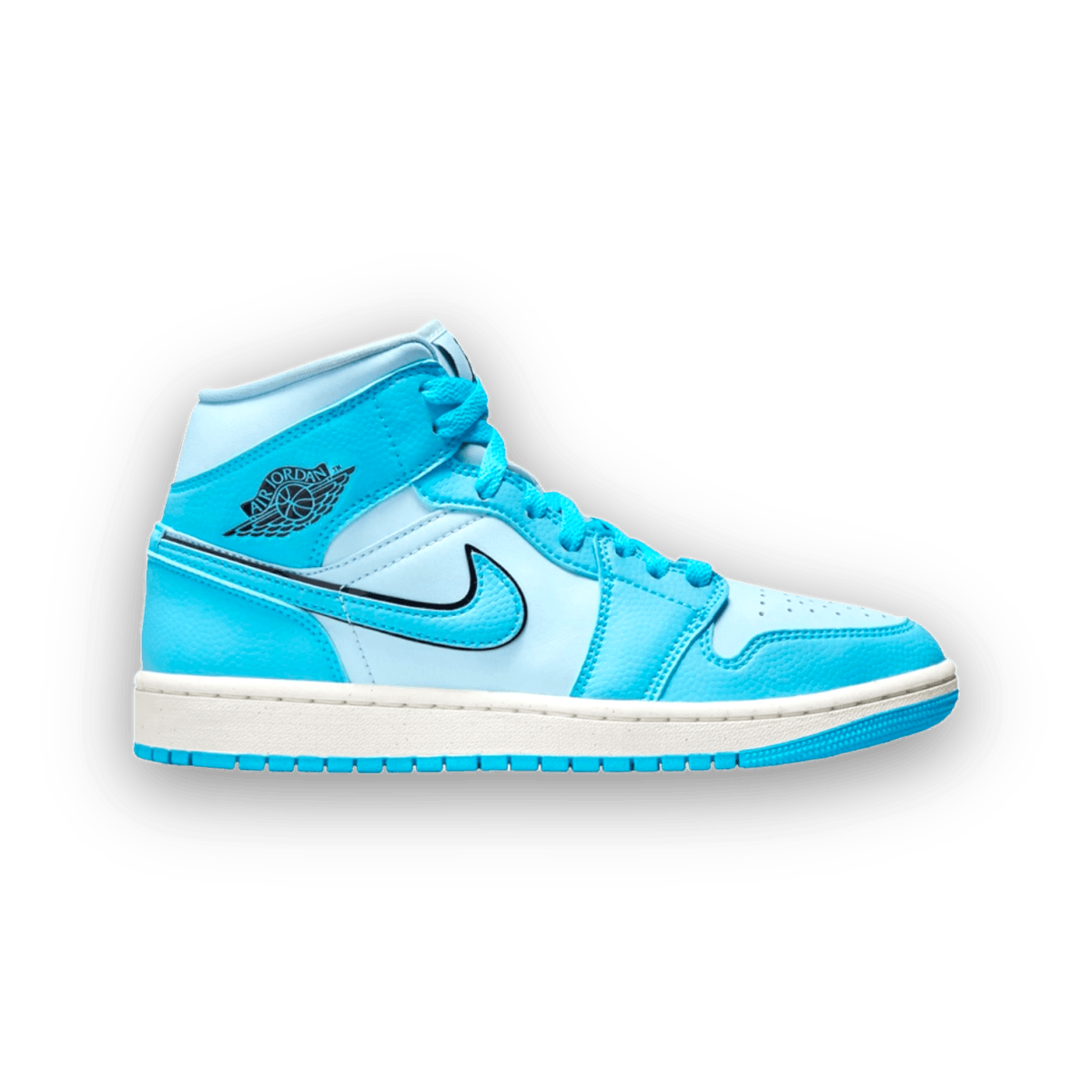 Jordan 1 Mid Ice Blue - Women - Mid Sneaker - Jawns on Fire Sneakers & Streetwear