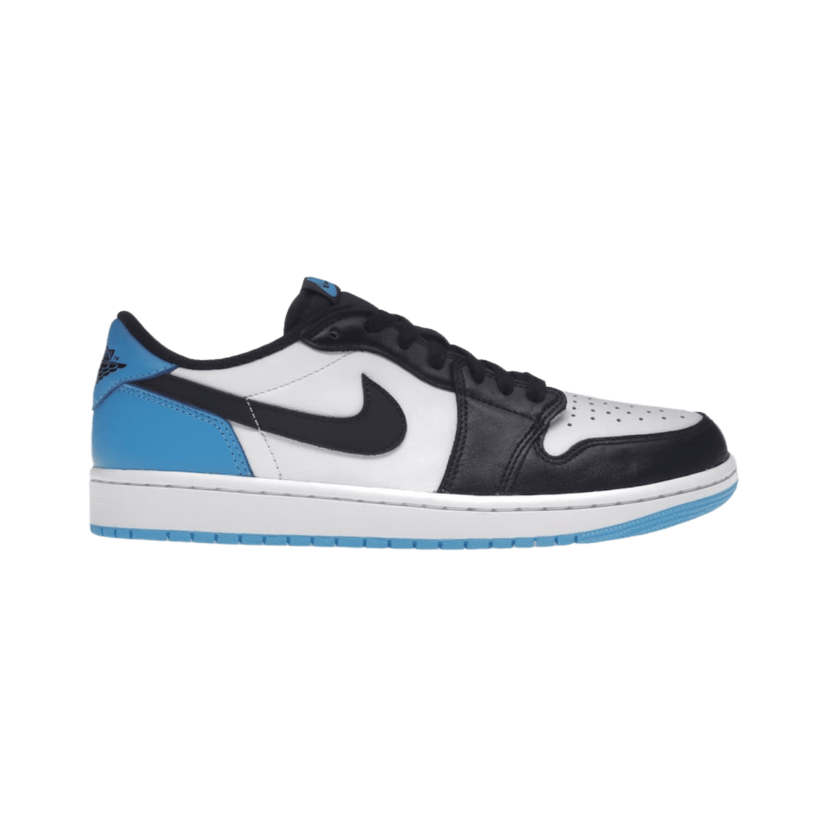 Jordan 1 Retro Low OG Black Dark Powder Blue - Grade School - Low Sneaker - Jawns on Fire Sneakers & Streetwear