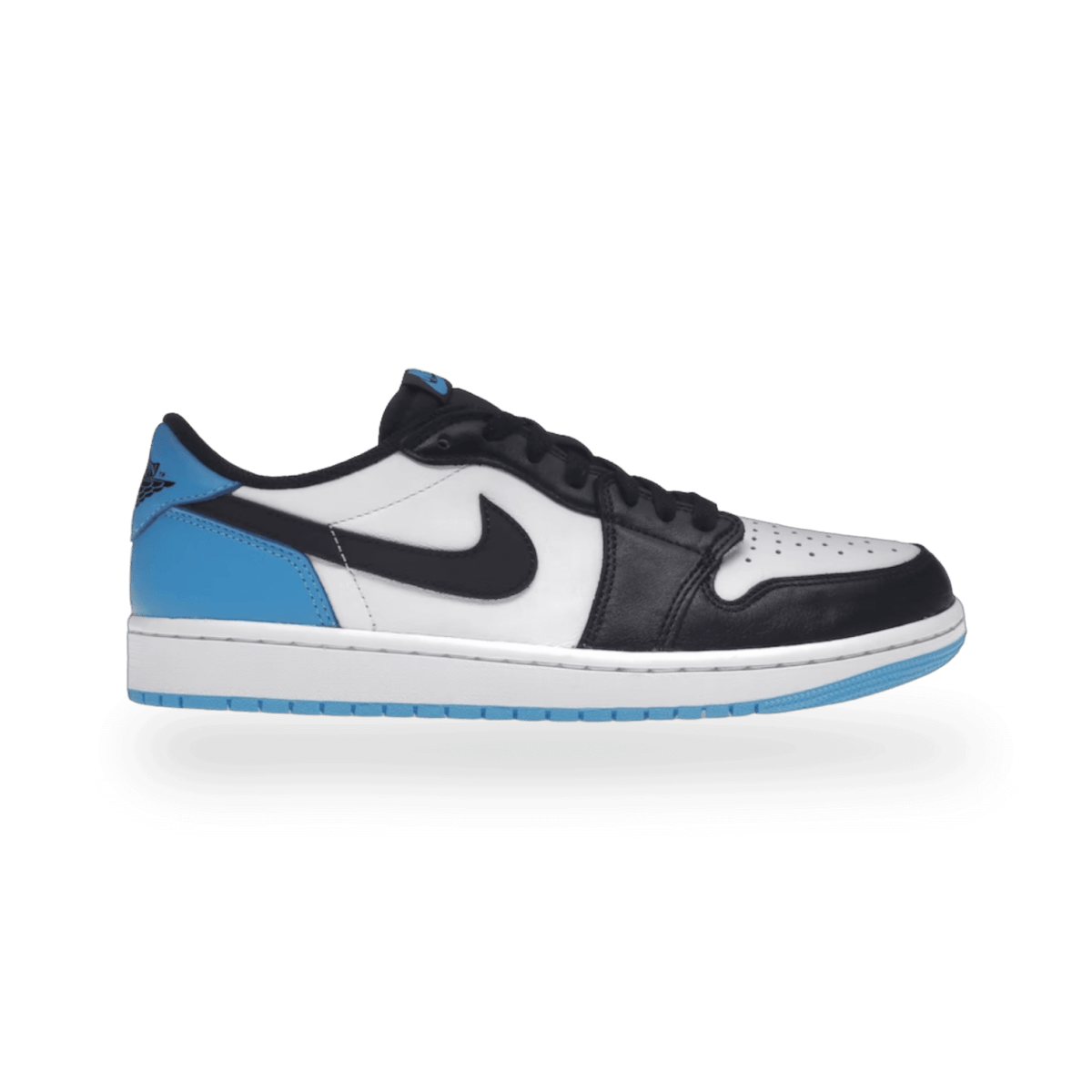 Jordan 1 Retro Low OG Black Dark Powder Blue - Low Sneaker - Jawns on Fire Sneakers & Streetwear