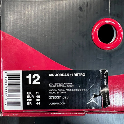 Jordan 11 Retro Win Like 96 - Gently Enjoyed (Used) Men 12 - High Sneaker - Jawns on Fire Sneakers & Streetwear