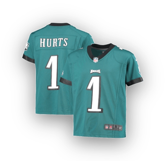 Nike Youth Jalen Hurts Midnight Green Philadelphia Eagles Game Jersey Jersey Jawns on Fire