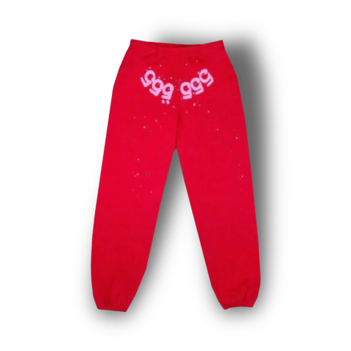 Sp5der Worldwide Red Angel Number 555 Sweatpants Red - Hoodie - Jawns on Fire Sneakers & Streetwear