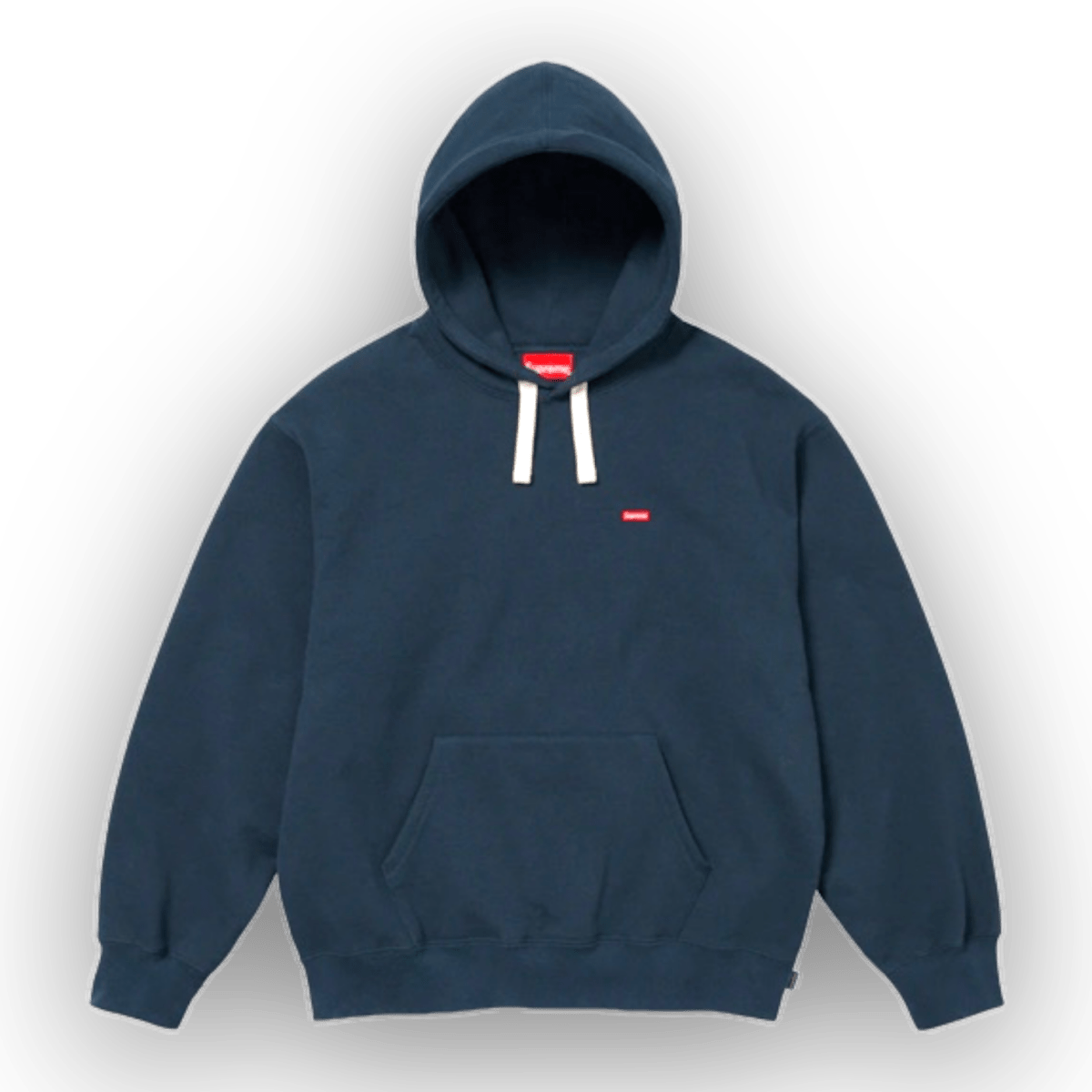 Supreme - Small Box Drawcord Hooded Sweatshirt - Navy