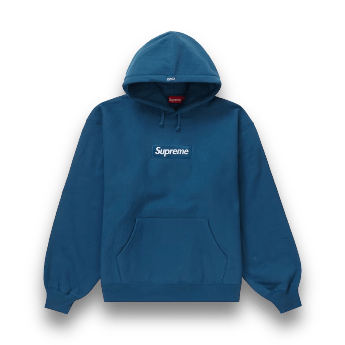Supreme - Supreme Box Logo Hooded Sweatshirt 2023 - Blue - Jawns
