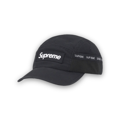 Supreme Logo Mesh Pocket Camp Cap - Headwear - Jawns on Fire Sneakers & Streetwear