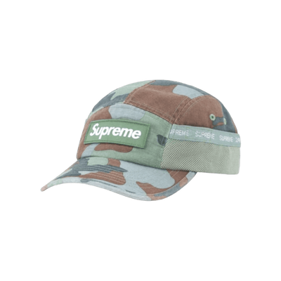 Supreme Logo Mesh Pocket Camp Cap - Headwear - Jawns on Fire Sneakers & Streetwear