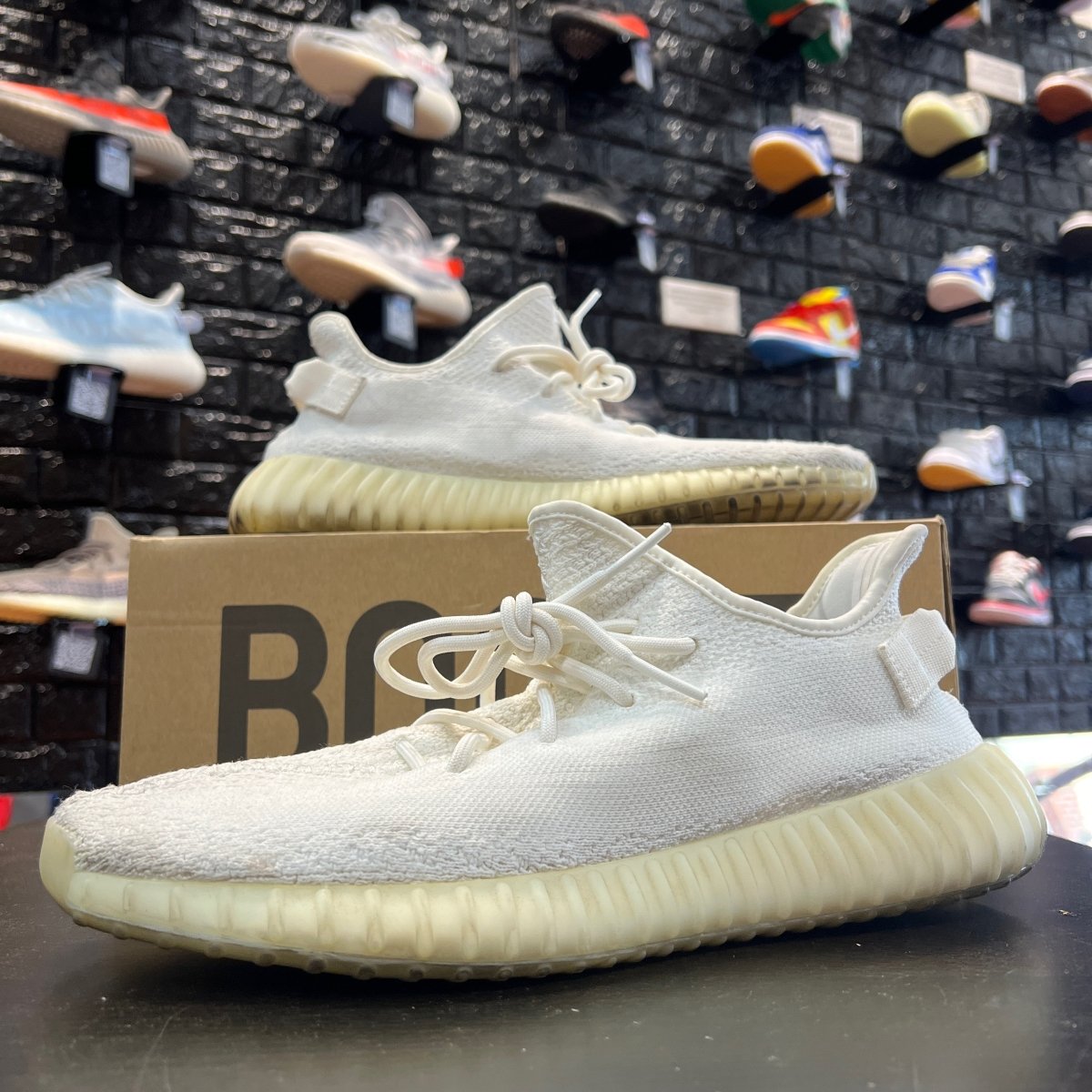 Adidas yeezy boost 350 v2 cream triple white mens Clearance