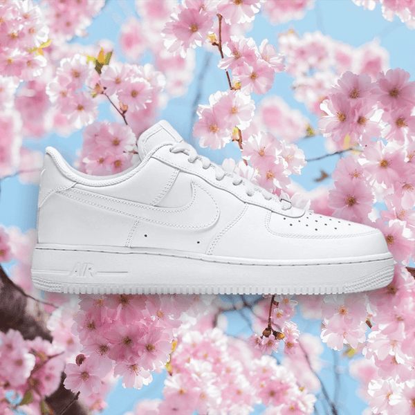 $125 Air Force 1 White on White Low Sneaker