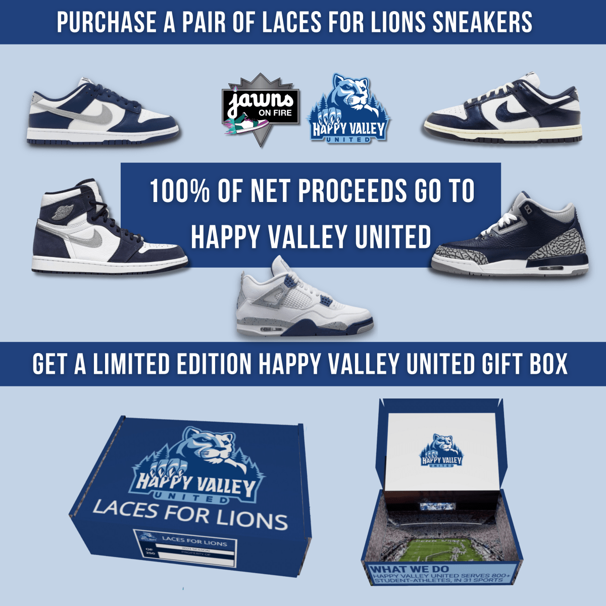 Jawns on Fire Partners with Happy Valley United - Jawns on Fire