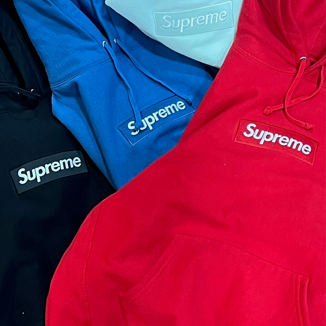 Supreme Brand Hoodies, Beanies and More now at Jawns on Fire Sneaker Boutique