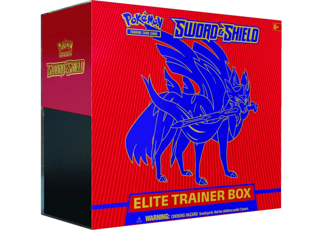 2020 Pokemon TCG Sword & Shield Elite Trainer Box Zacian - Pokemon - Jawns on Fire Sneakers & Shoes