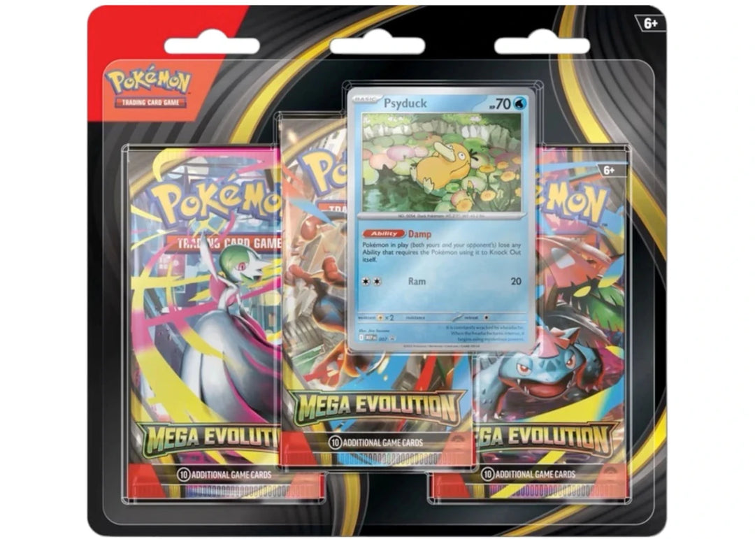 2025 Pokémon Mega Evolution 3-Pack Blister Pack - Pokemon - Jawns on Fire Sneakers & Shoes