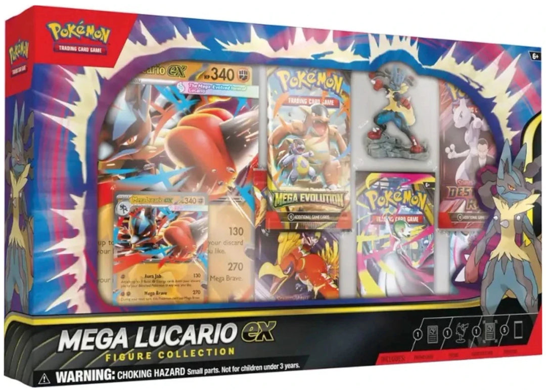 2025 Pokémon Mega Evolution Mega Lucario ex Figure Collection Box - Pokemon - Jawns on Fire Sneakers &amp; Shoes