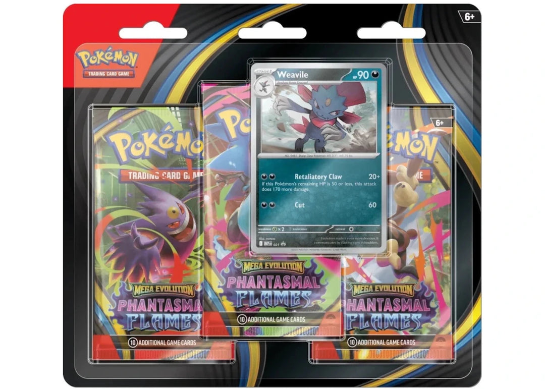 2025 Pokémon Mega Evolution Phantasmal Flames 3Pk Booster Blister - Pokemon - Jawns on Fire Sneakers &amp; Shoes