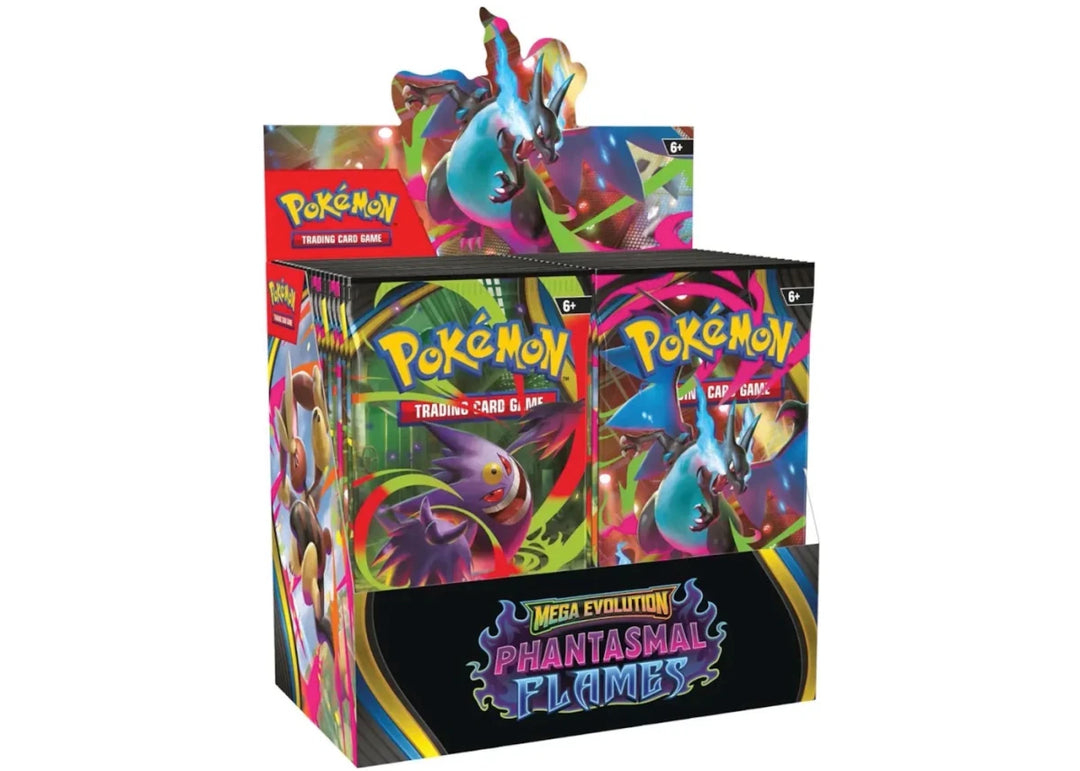 2025 Pokémon Mega Evolution Phantasmal Flames Booster Box - Trading Cards - Jawns on Fire Sneakers & Shoes