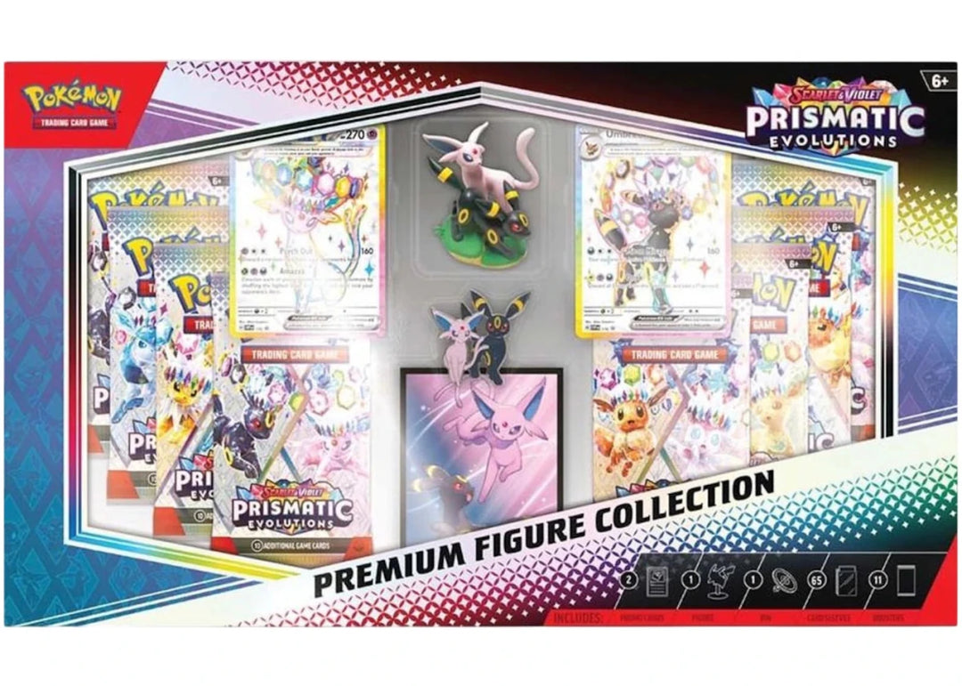 2025 Pokémon Prismatic Evolutions Premium Figure Collection Box - Pokemon - Jawns on Fire Sneakers &amp; Shoes