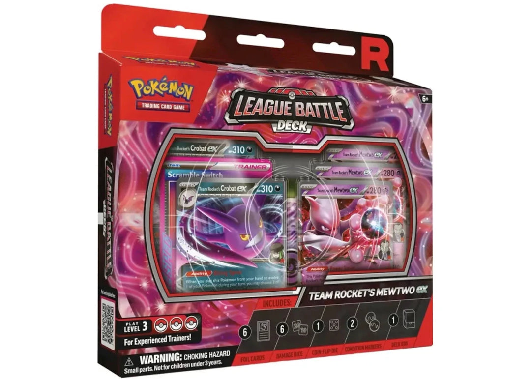 2025 Pokémon Team Rocket Mewtwo ex League Battle Deck Box - Pokemon - Jawns on Fire Sneakers &amp; Shoes