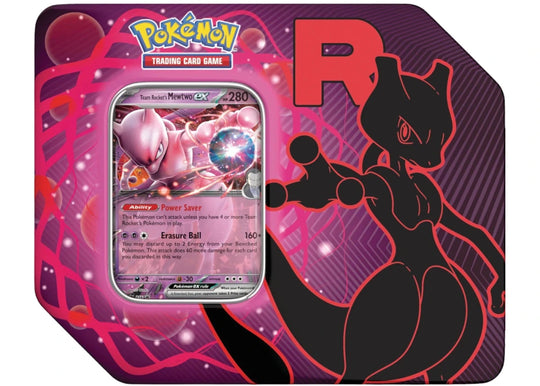 2025 Pokémon Team Rocket Mewtwo Ex Tin - Trading Cards - Jawns on Fire Sneakers & Shoes