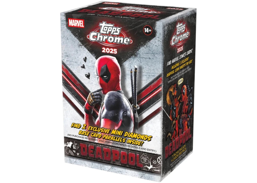 2025 Topps Chrome Deadpool Value Box - Trading Cards - Jawns on Fire Sneakers & Shoes