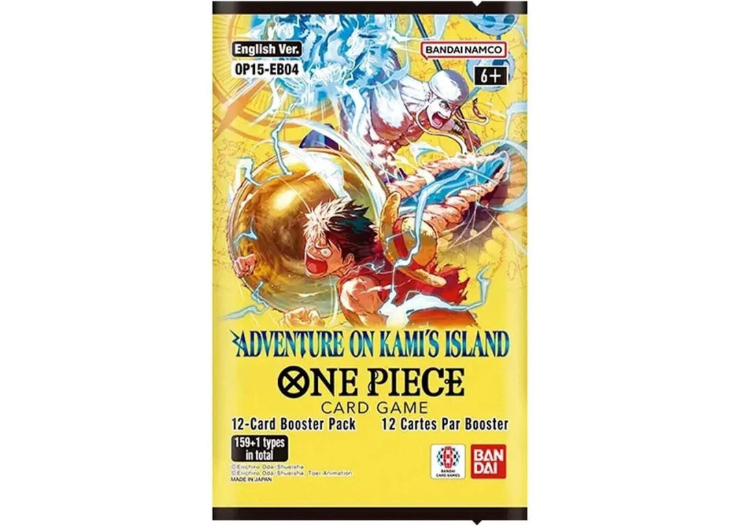 2026 Bandai One Piece Card Game Adventure on KAMI's Island OP-15 Booster Pack - Trading Cards - Jawns on Fire Sneakers & Shoes