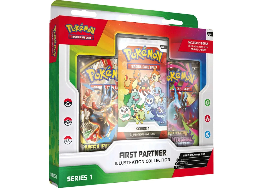 2026 Pokémon First Partner Illustration Collection Series 1 Box - Pokemon - Jawns on Fire Sneakers &amp; Shoes