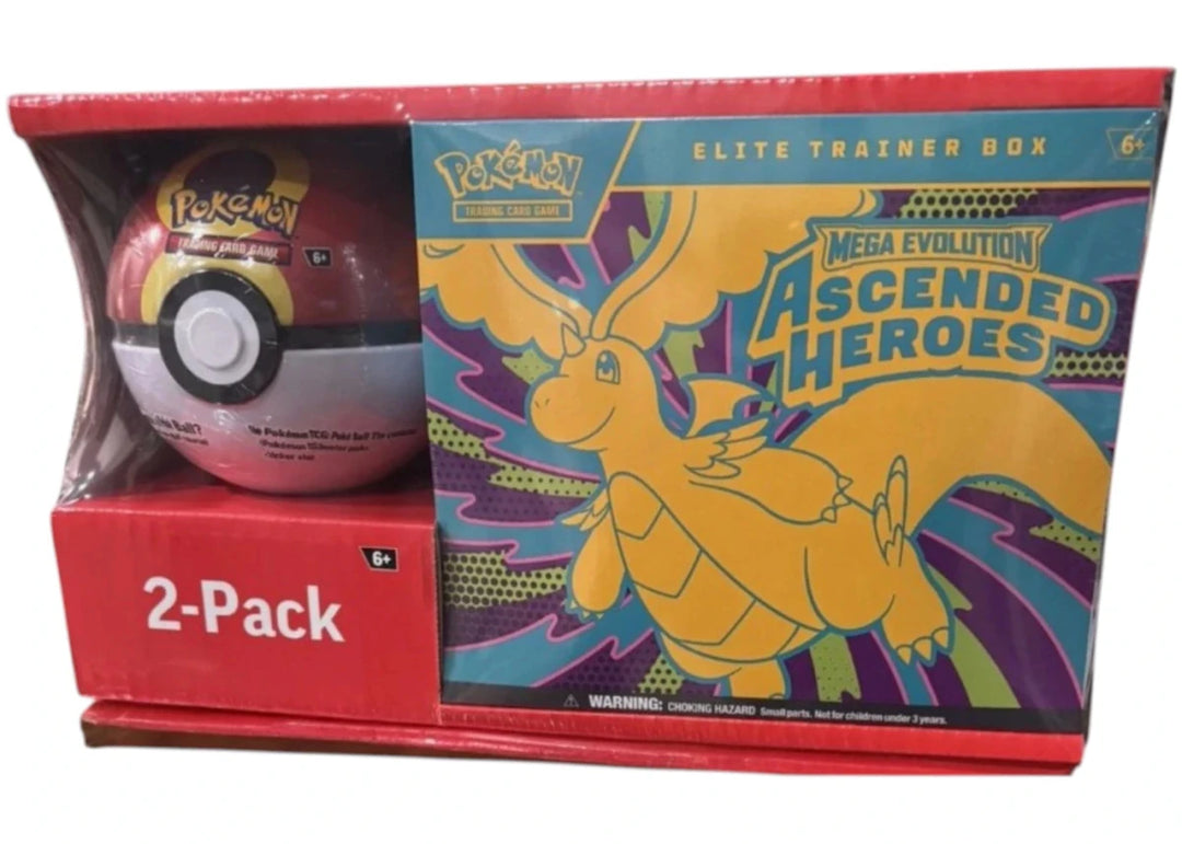 2026 Pokémon Mega Evolution Ascended Heroes Elite Trainer Box + Pokeball Sam&