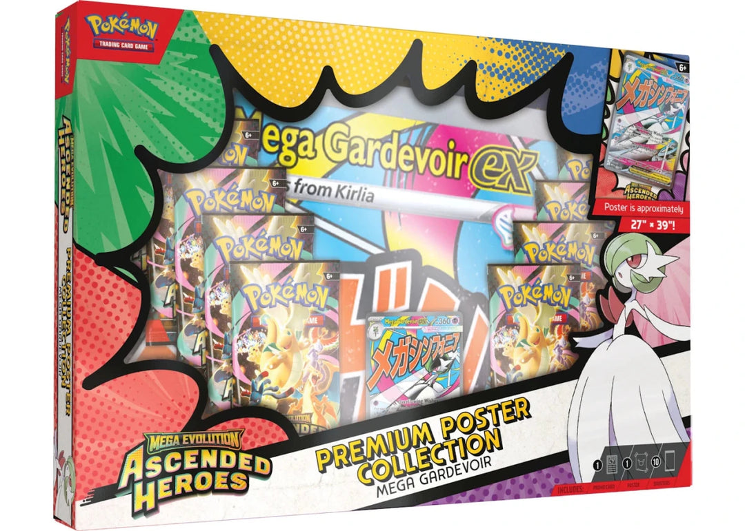 2026 Pokémon Mega Evolution Ascended Heroes Mega Gardevoir Premium Poster Collection - Pokemon - Jawns on Fire Sneakers & Shoes