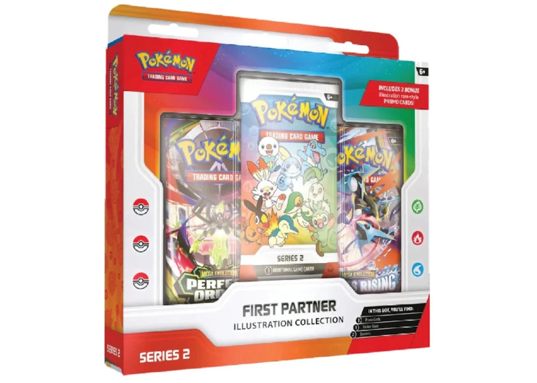 2026 Pokémon Mega Evolution First Partner Illustration Collection Series 2 - Pokemon - Jawns on Fire Sneakers & Shoes