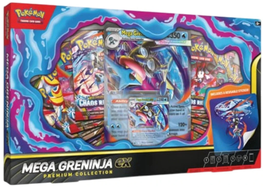 2026 Pokémon Mega Evolution Mega Greninja Ex Premium Collection - Pokemon - Jawns on Fire Sneakers & Shoes