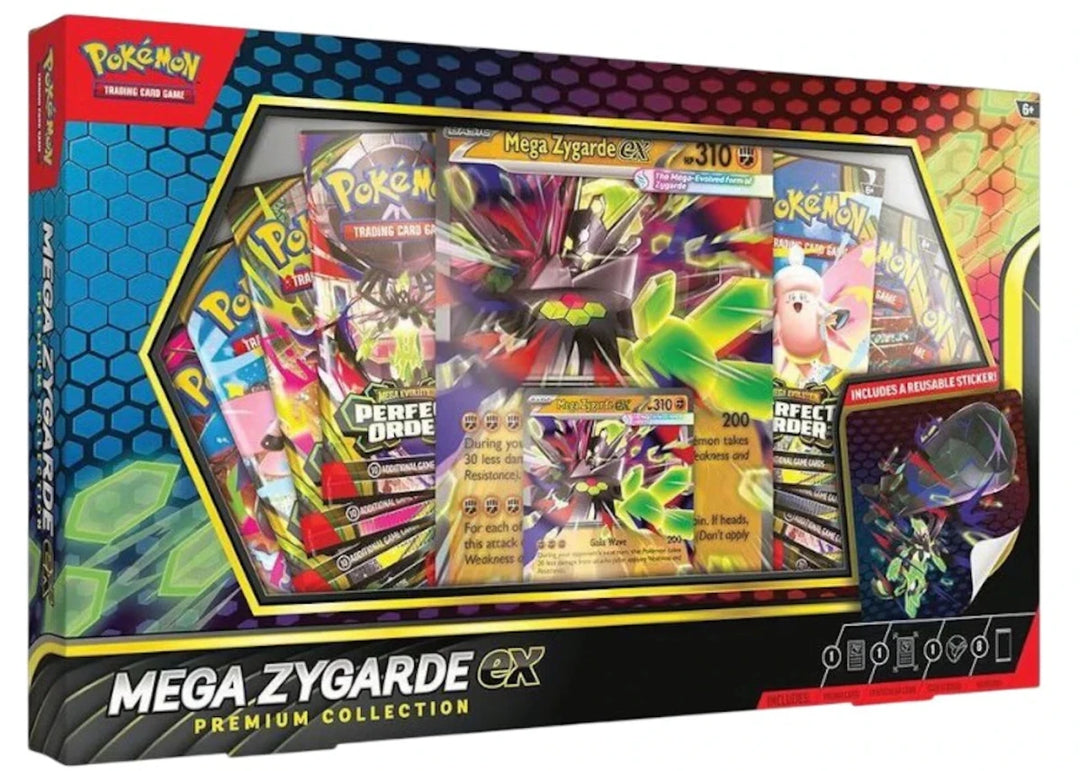 2026 Pokémon Mega Evolution Mega Zygarde ex Premium Collection - Pokemon - Jawns on Fire Sneakers & Shoes
