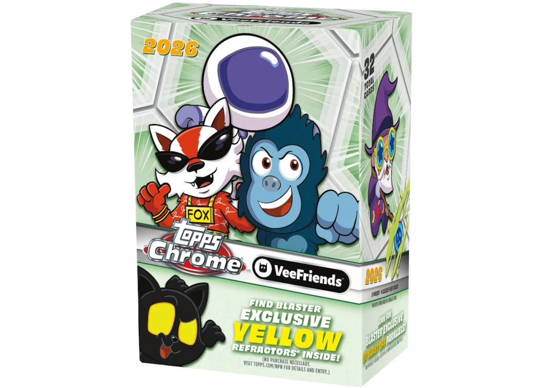 2026 Topps Chrome VeeFriends Value Box - Trading Cards - Jawns on Fire Sneakers & Shoes