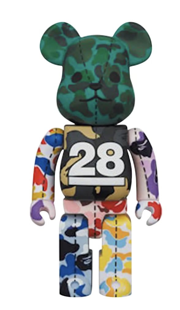 28th Anniversary Bape Bearbrick 400% Green Head - Collectibles - Jawns on Fire Sneakers &amp; Shoes