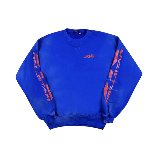 640342 HS Sport Core Logo Crewneck 'Blue' - Clothing - Mens - Jawns on Fire Sneakers & Shoes