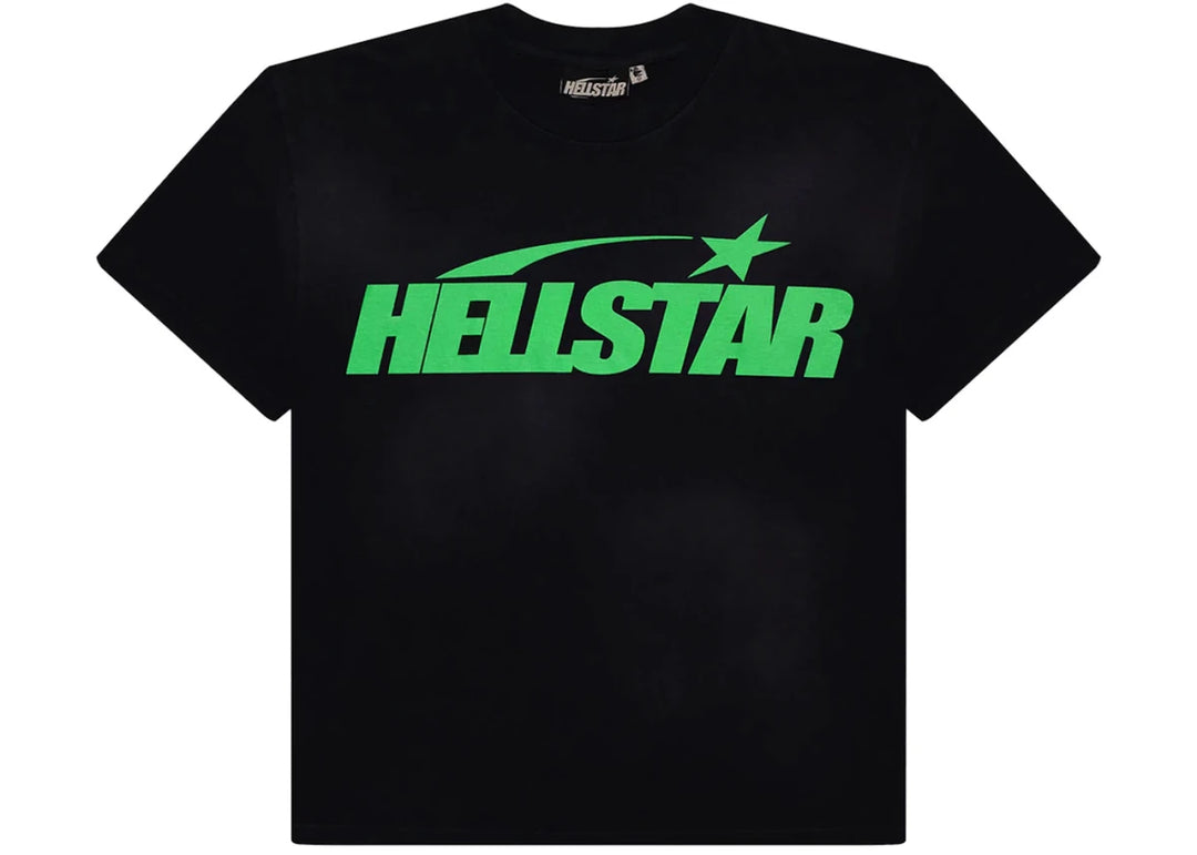 683270 Hellstar Classic T-shirt (Regular Print) Black/Green - Clothing - Mens - Jawns on Fire Sneakers & Shoes