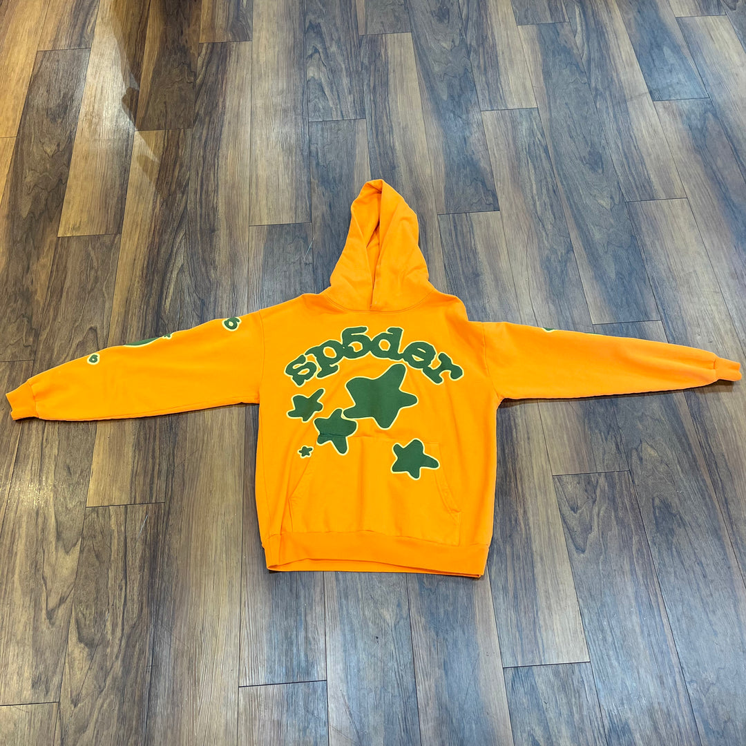Sp5der Orange Beluga Hoodie - Hoodie - Jawns on Fire Sneakers & Shoes